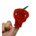 Custom Plush Strawberry Finger Puppet